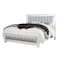Global Furniture Usa Transitional Glam Marble, Metallic Santorini White Queen Bed 3044 - alternate 4